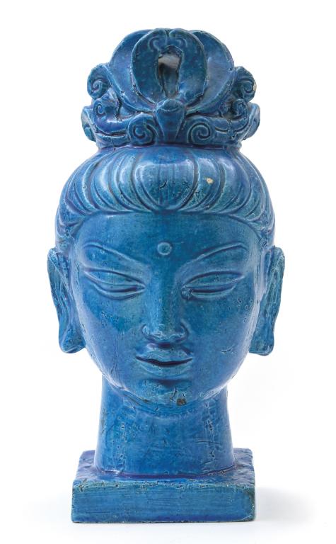 ALDO LONDI Testa di Buddha femminile in (1 of 1)