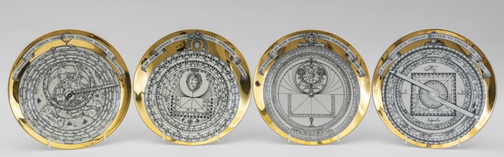 PIERO FORNASETTI  Quattro piatti della serie (1 of 1)