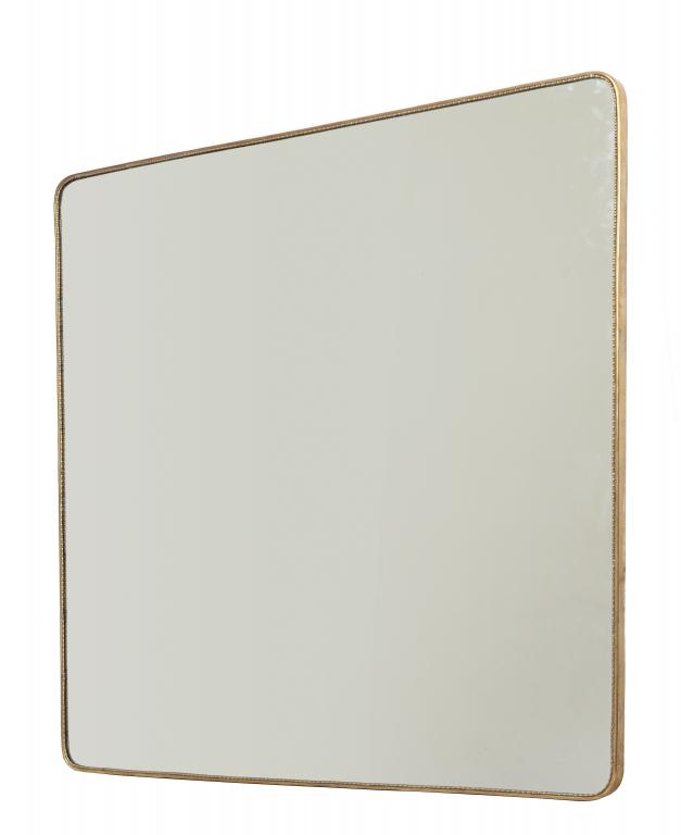 UNO SPECCHIO DA PARETE, anni '50.  Ottone, (1 of 1)