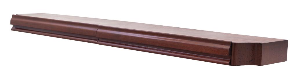 UNA CONSOLE PENSILE, anni '60.  Legno di (1 of 2)