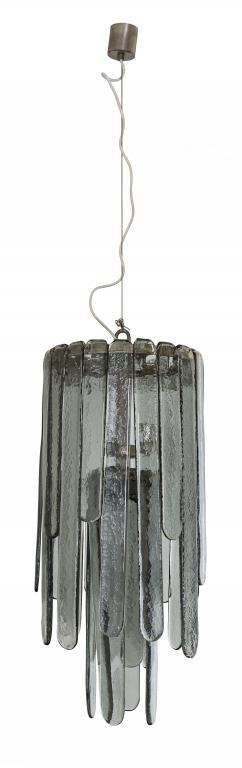 MAZZEGA Un lampadario, anni '70.  Metallo (1 of 1)