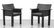TOBIA SCARPA Due poltroncine "Cornelia" per