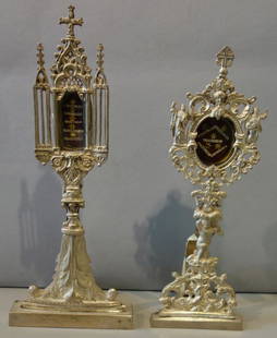 Due reliquari in stile antico: Due reliquari in stile antico