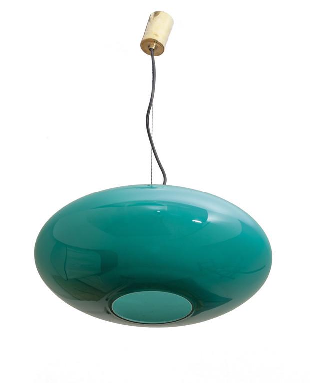 UNA LAMPADA A SOSPENSIONE, anni '60.  Vetro (1 of 1)