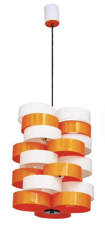 UN LAMPADARIO, anni '60.  Metacrilato. (1 of 1)