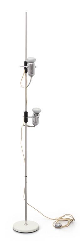 FRANCESCO FOIS Una lampada da terra per: FRANCESCO FOIS Una lampada da terra per REGGIANI, circa 1974. Ghisa verniciata, acciaio cromato. Altezza cm 170.