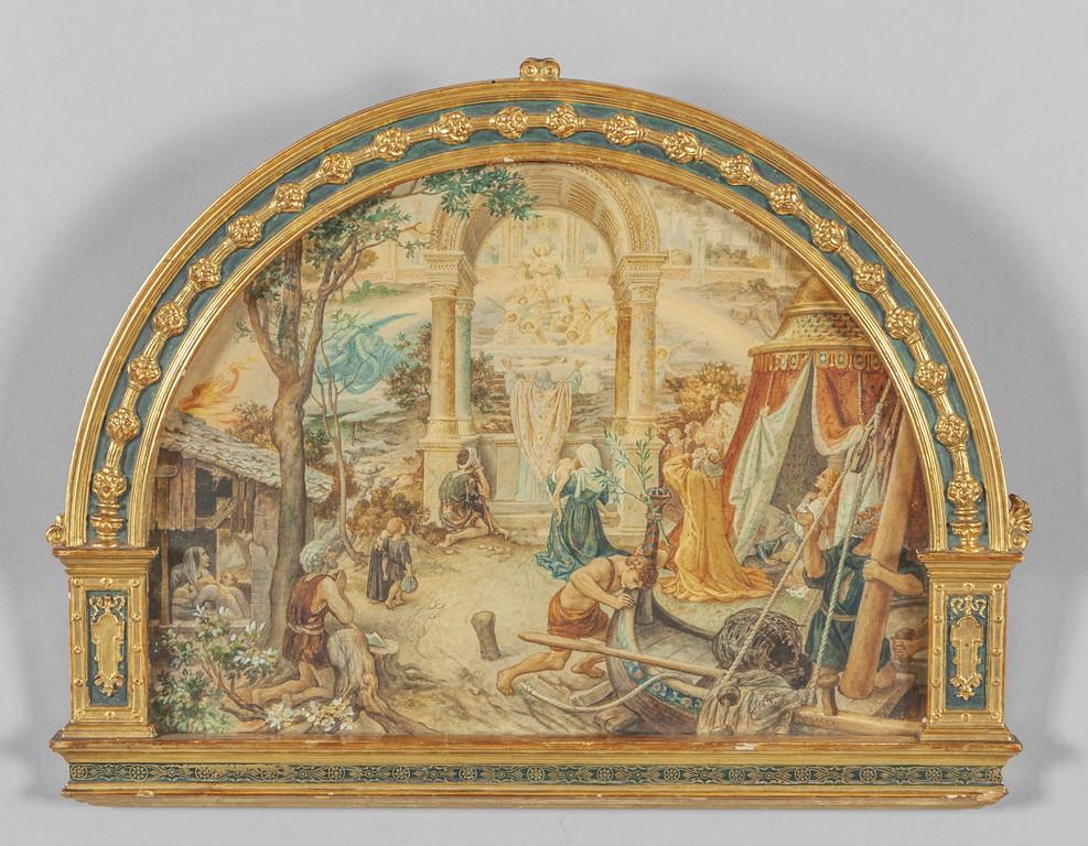 RICCIARDO MEACCI (1856-1938)  Ringraziamento (1 of 1)