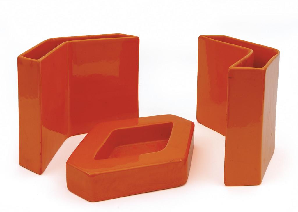 CERAMICHE GABBIANELLI Tre oggetti componibili, (1 of 1)