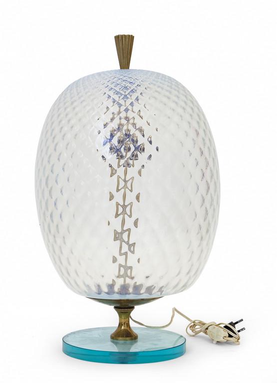 UNA LAMPADA DA TAVOLO, anni '60.  Cristallo (1 of 1)
