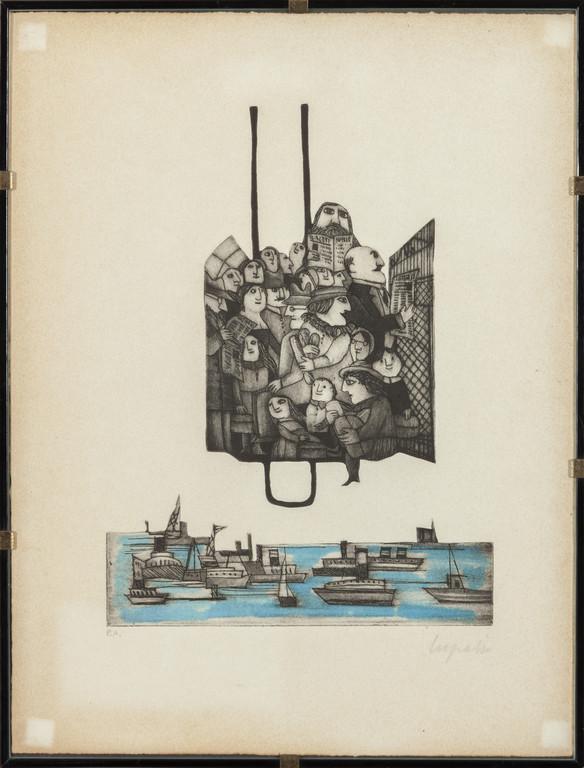 EMANUELE LUZZATI (1921-2007)  L'ascensore di (1 of 1)