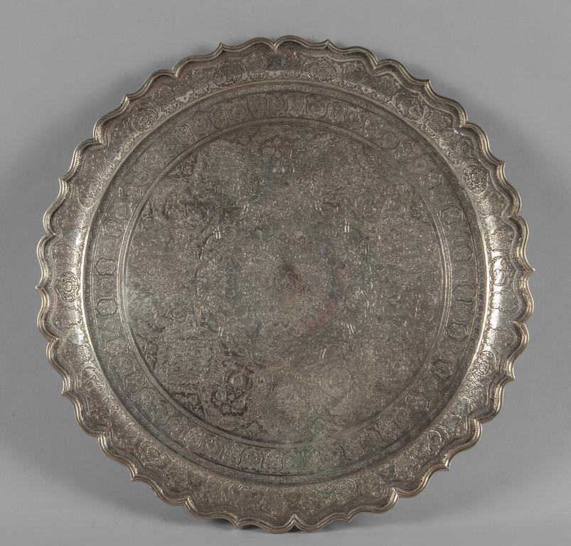 Grande vassoio persiano in argento (1 of 1)