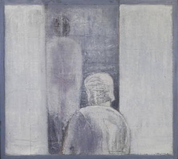 RUGGERO SAVINIO (1934-) Aprire 1970 olio: RUGGERO SAVINIO (1934-) Aprire 1970 olio su tela cm 116x130 firmato e datato in basso a destra firmato, datato e titolato sul retro sul retro: etichetta della Galleria delle Ore, Milano Aprire 1970 oi