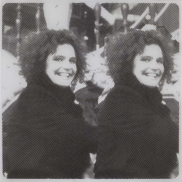 ROSEMARIE TROCKEL (1952-)  Double happy (1 of 2)