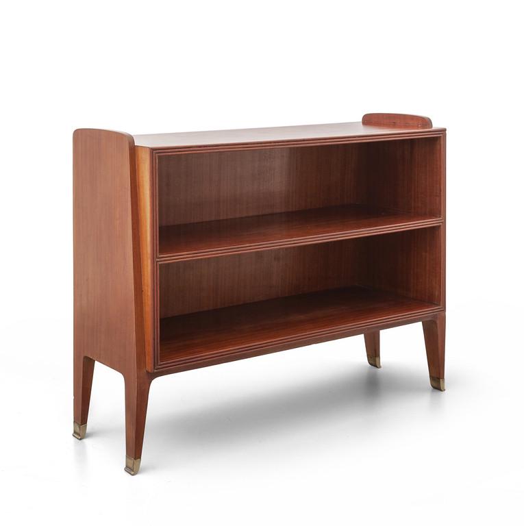 UNA ETAGERE, anni '50.  Legno impiallacciato (1 of 2)