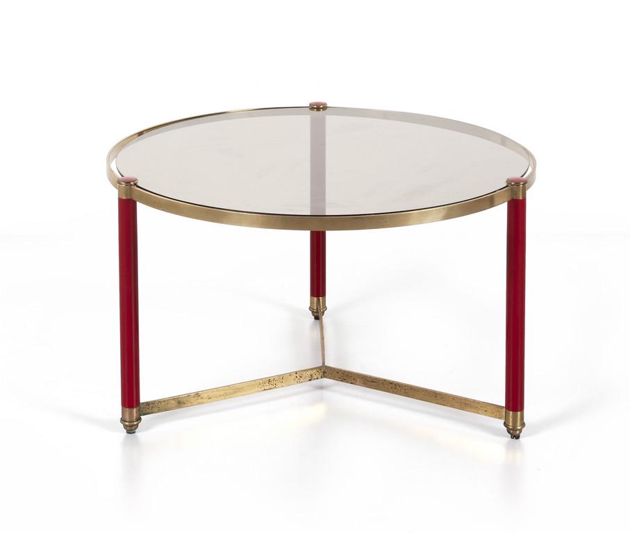 UN TAVOLINO, anni '60.  Acciaio tubolare (1 of 2)