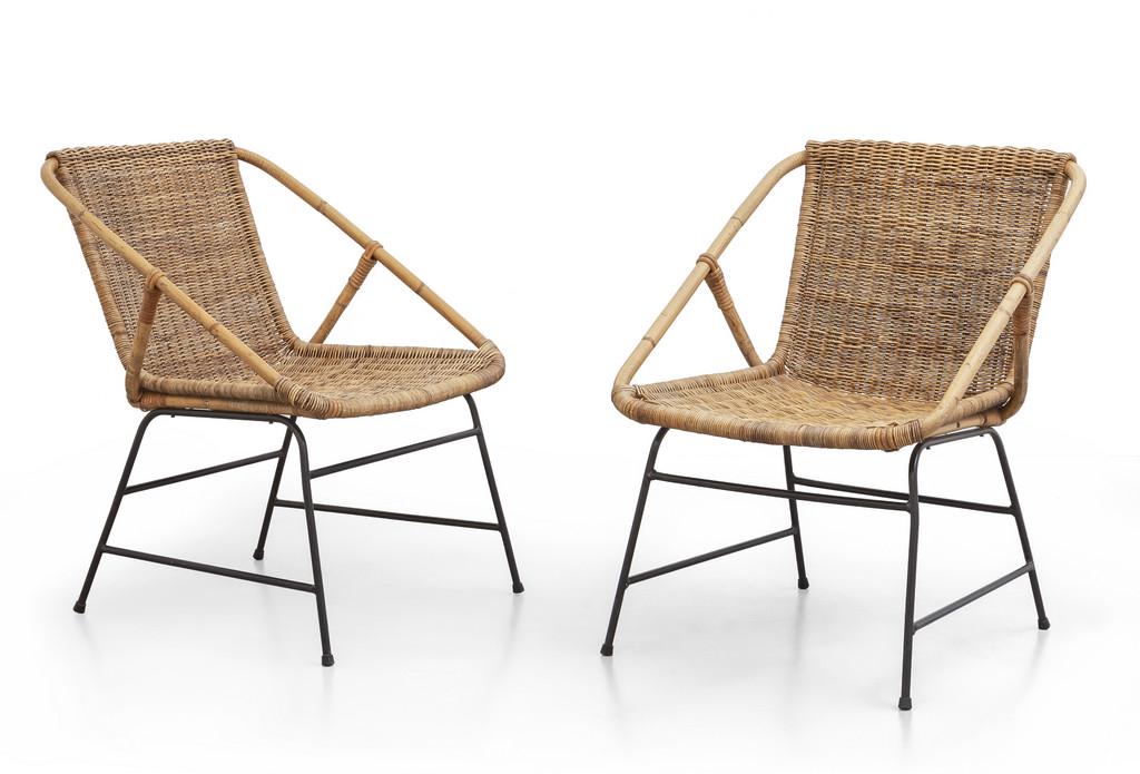 DUE POLTRONCINE, anni '60.  Acciaio tubolare (1 of 1)