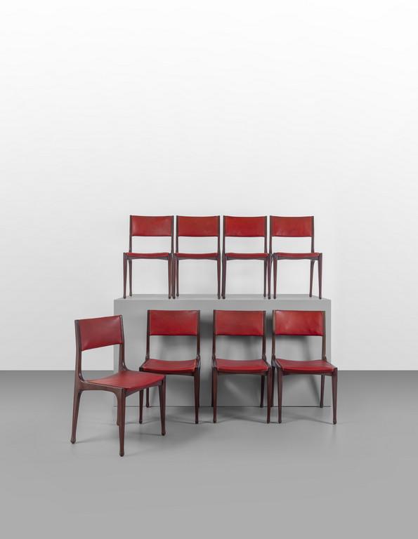 CARLO DE CARLI Otto sedie '693' per CASSINA, (1 of 3)