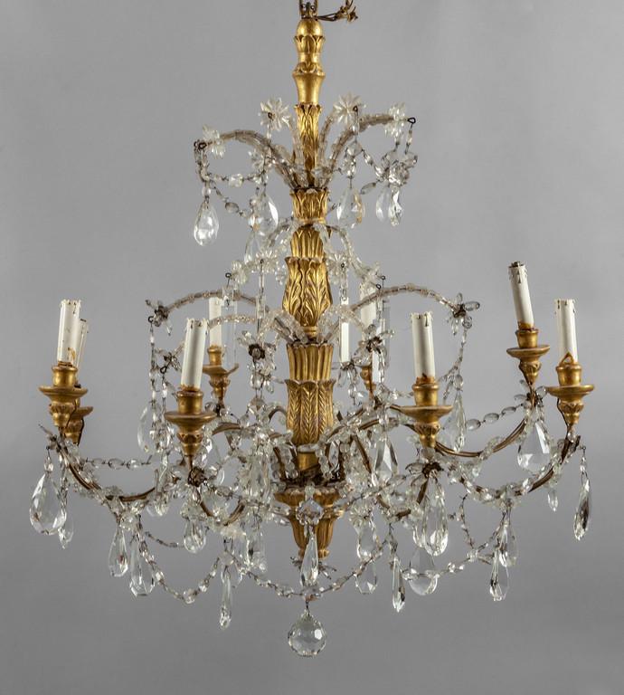 Lampadario in stile Luigi XVI a otto luci in (1 of 1)