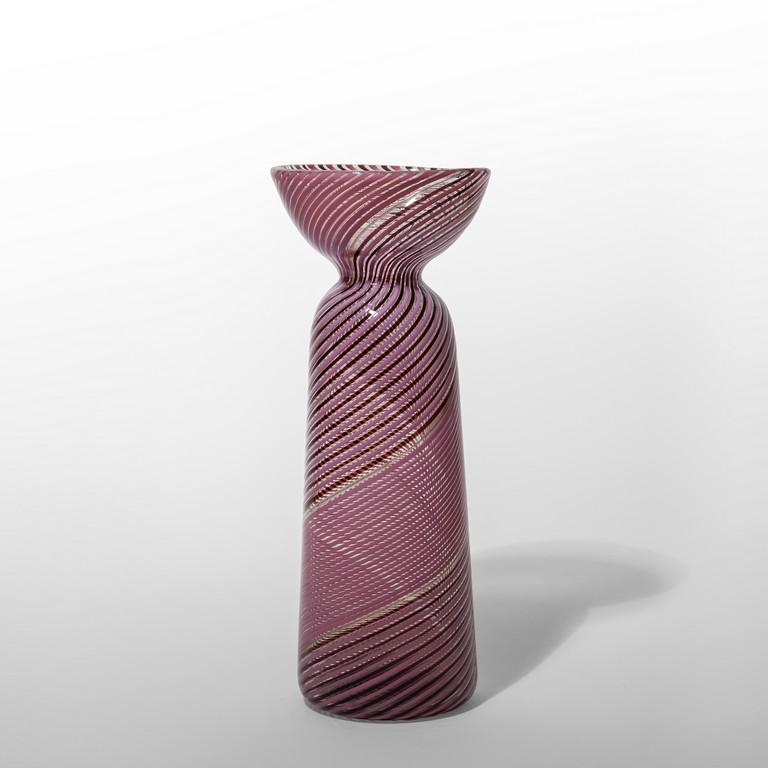 AURELIANO TOSO  Un vaso in vetro a canne (1 of 1)