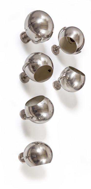 ANGELO LELII  Sei lampade da parete modello (1 of 2)