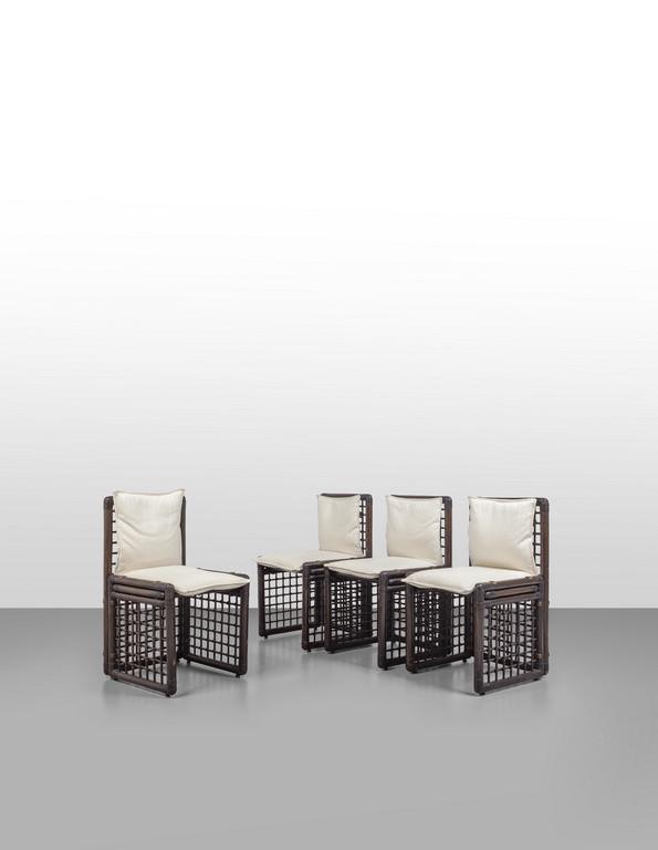 AFRA E TOBIA SCARPA Quattro sedie della serie (1 of 1)