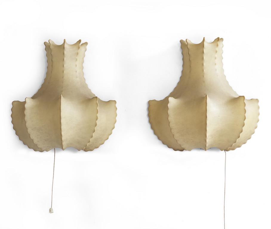 DUE LAMPADE DA PARETE, anni "60.  Diffusori di (1 of 1)