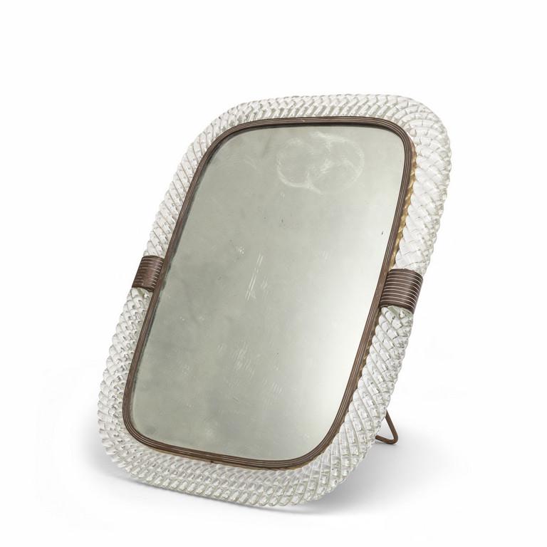 VENINI  Uno specchio da tavolo, anni '30. (1 of 2)