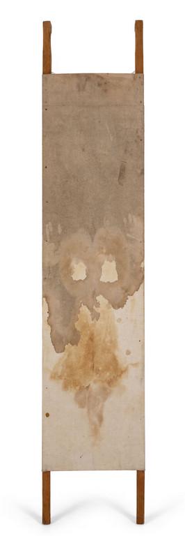 HERMANN NITSCH (1938-2022) Tragbahre: HERMANN NITSCH (1938-2022) Tragbahre 1984 sangue su tela su telaio di legno cm 250x50 firmato e datato sul retro certificato di provenienza della Galerie Kunst & Handel, Graz Tragbahre 1984 blood on c