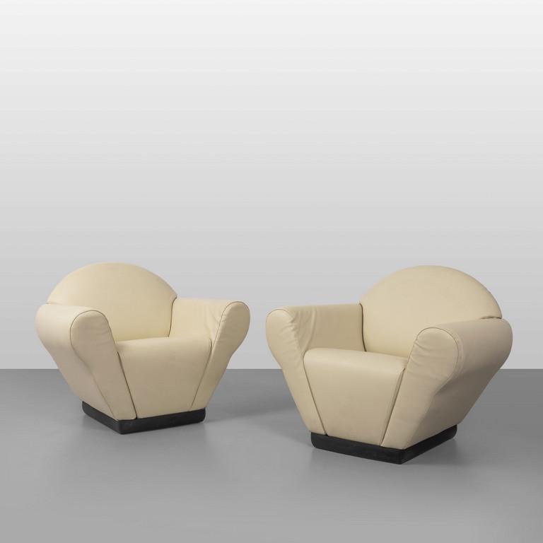 SOTTSASS ASSOCIATI, CASSINA Due poltrone (1 of 1)