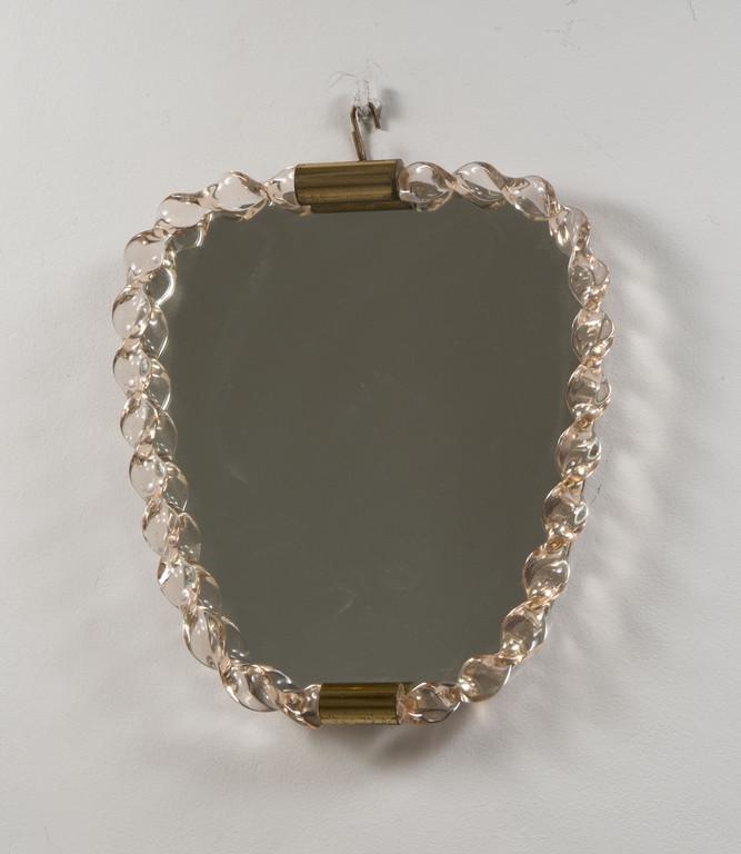 MURANO, anni '40.  Uno specchio da parete con (1 of 1)