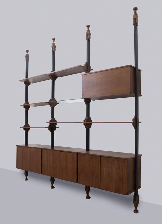 UNA LIBRERIA, anni '60.  Acciaio tubolare (1 of 2)