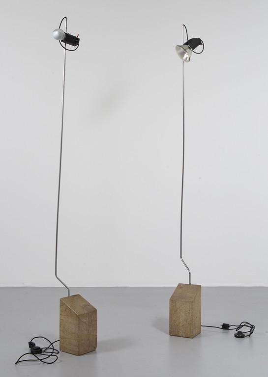 DUE LAMPADE DA TERRA, anni '70.  Beola, (1 of 1)