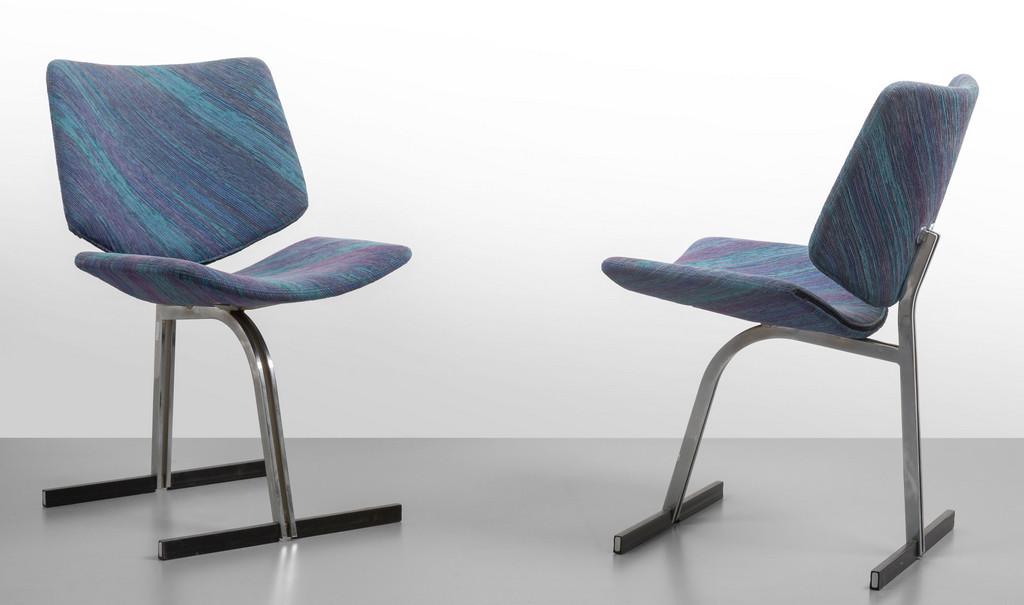 SAPORITI (Editore) Due sedie, anni '70. (1 of 2)