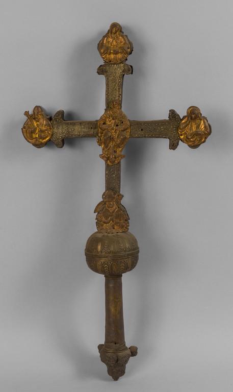Croce astile in metallo argentato, figura (1 of 2)