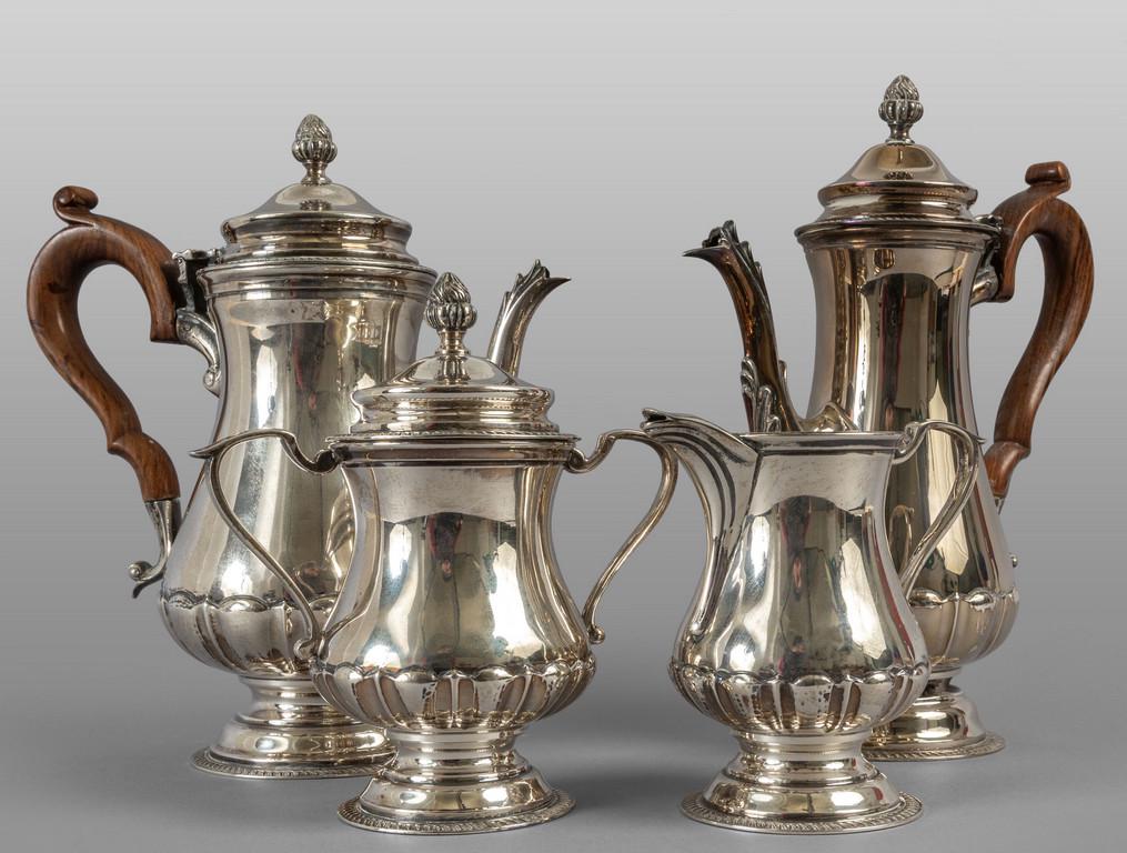 Servizio da thÃ¨ in argento composto da 4 (1 of 1)