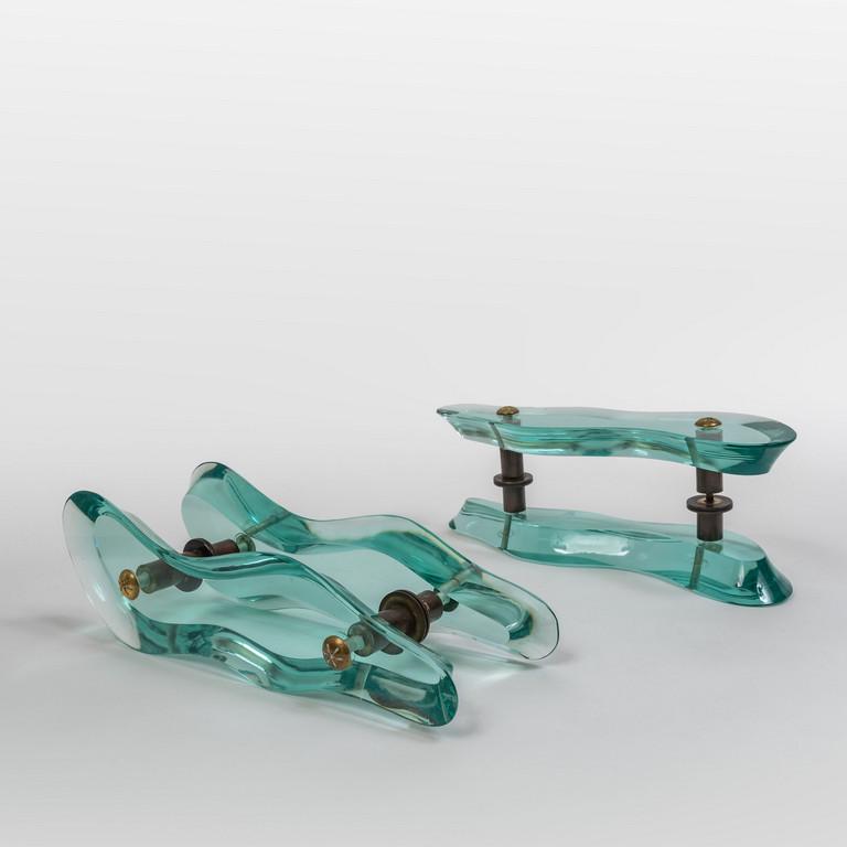 CRISTAL ART (Editore), 1950's.  Due coppie di (1 of 3)