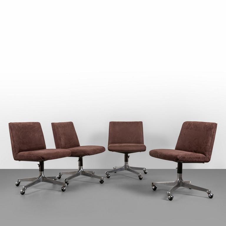 OSVALDO BORSANI, TECNO, 1966.   Quattro sedie (1 of 1)