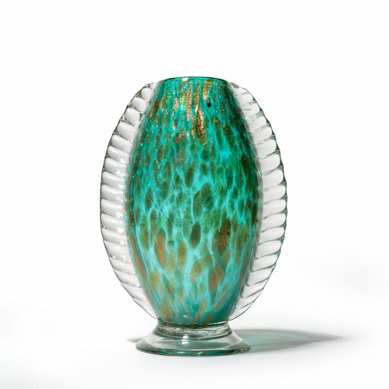 ERCOLE BAROVIER, anni '30. Un vaso con (1 of 3)