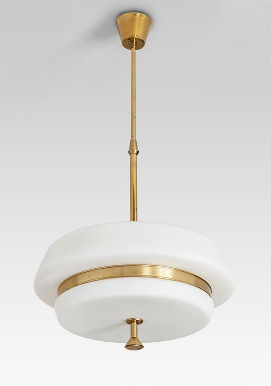 UNA LAMPADA A SOSPENSIONE, anni '60.  Ottone (1 of 1)