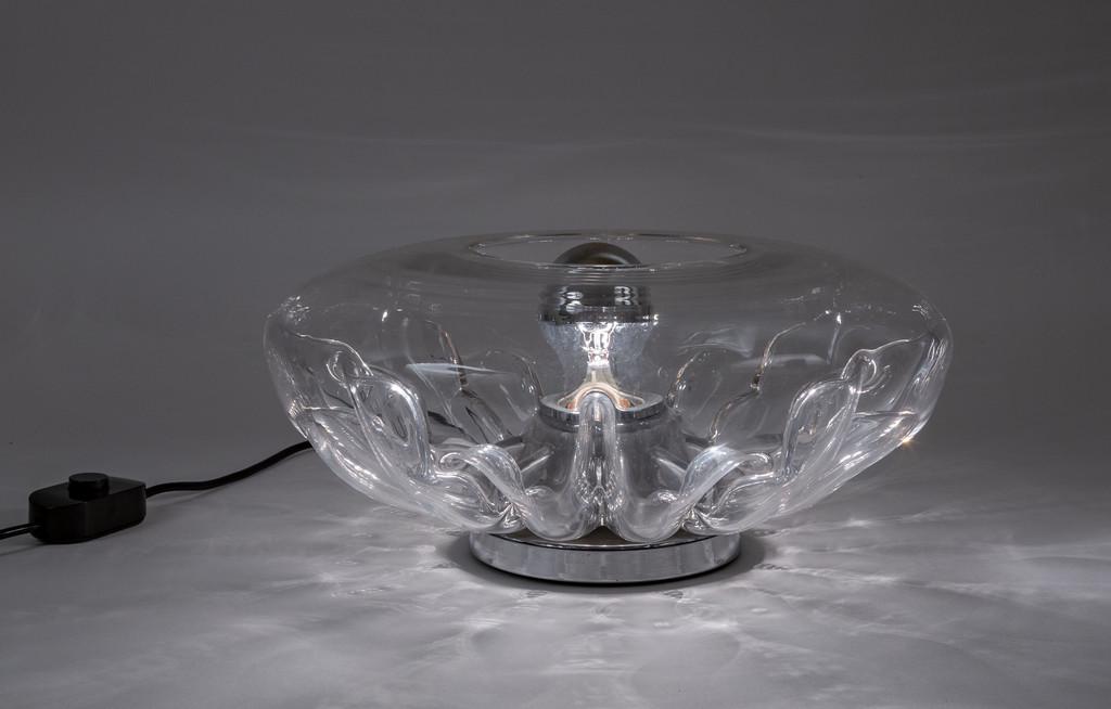 MURANO, anni '70.  Una lampada da tavolo con (1 of 2)