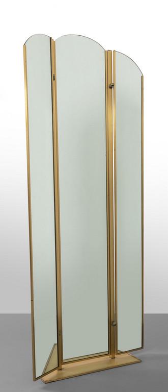 UNO SPECCHIO DA SARTORIA, anni '70.  Ottone (1 of 3)