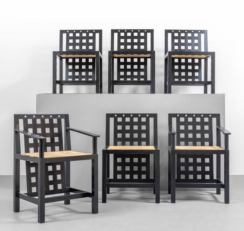 CHARLES RENNIE MACKINTOSH 1918, CASSINA anni '80. (1 of 2)