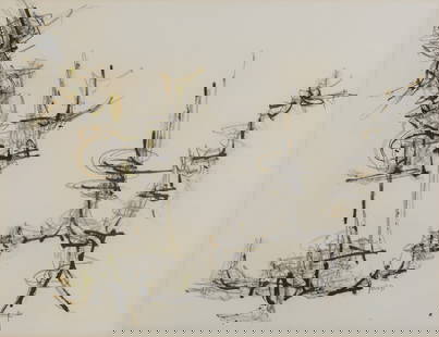 ACHILLE PERILLI (1927-2021) Senza titolo: ACHILLE PERILLI (1927-2021) Senza titolo 1957pastello su carta cm 50x67firmato e datato in basso al centroautentica su foto dell'Archivio Achille PerilliUntitled 1957pastel on paper 19,68x26,37 insign
