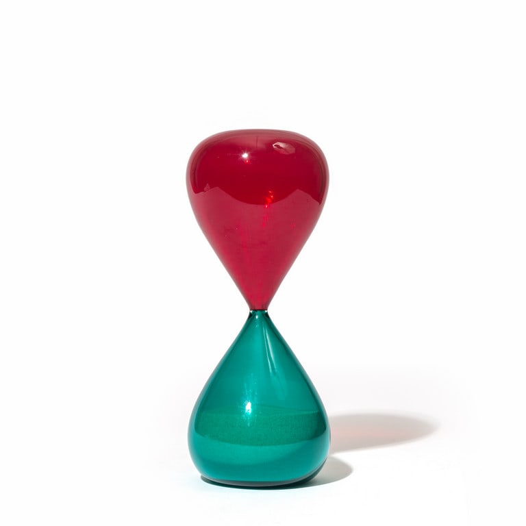 VENINI, 2003. Una clessidra. Vetro soffiato (1 of 1)