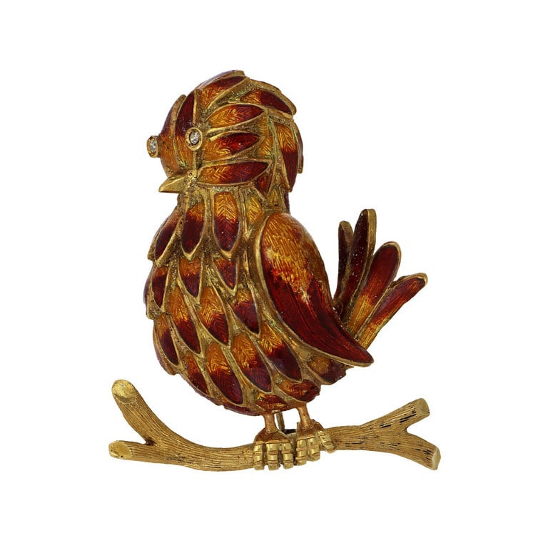 Simpatica spilla da cappotto in oro giallo (1 of 1)