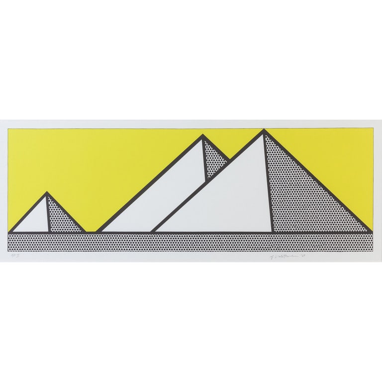 ROY LICHTENSTEIN (1923-1997)  Pyramids 1969 (1 of 1)