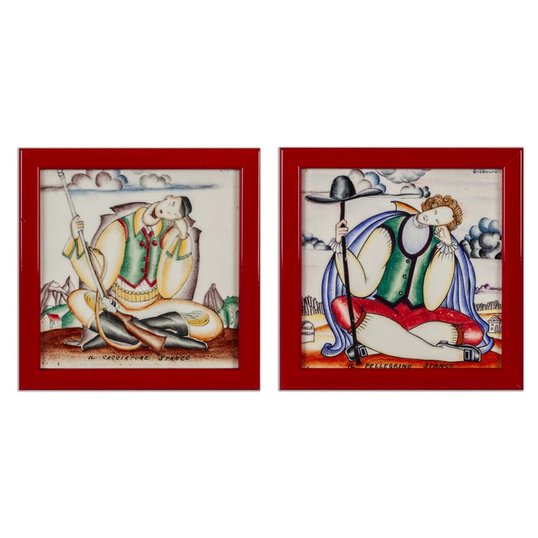 GIO PONTI, RICHARD-GINORI, circa 1930.  Due (1 of 4)