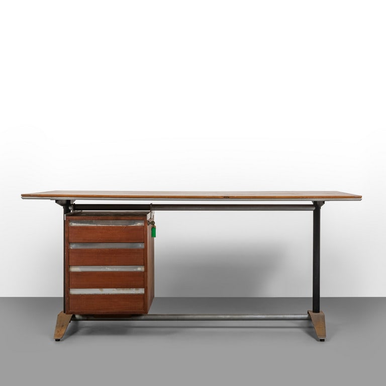 GIO PONTI, RIMA, 1955 Una scrivania. (1 of 2)
