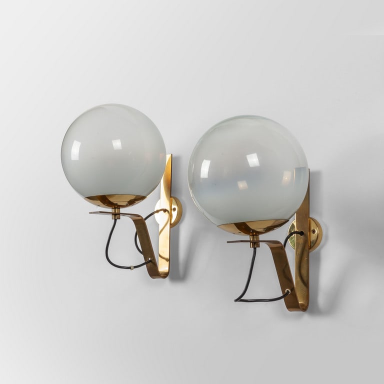 SERGIO ASTI, CANDLE, anni '70. Due lampade da (1 of 2)