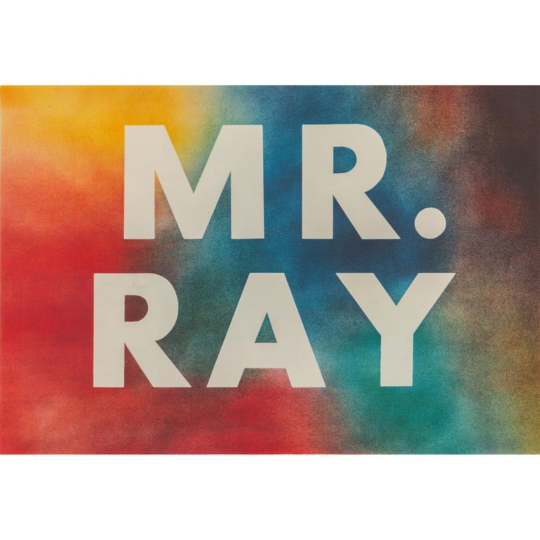 EDWARD RUSCHA (1937-)  EDWARD RUSCHA Mr Ray (1 of 2)